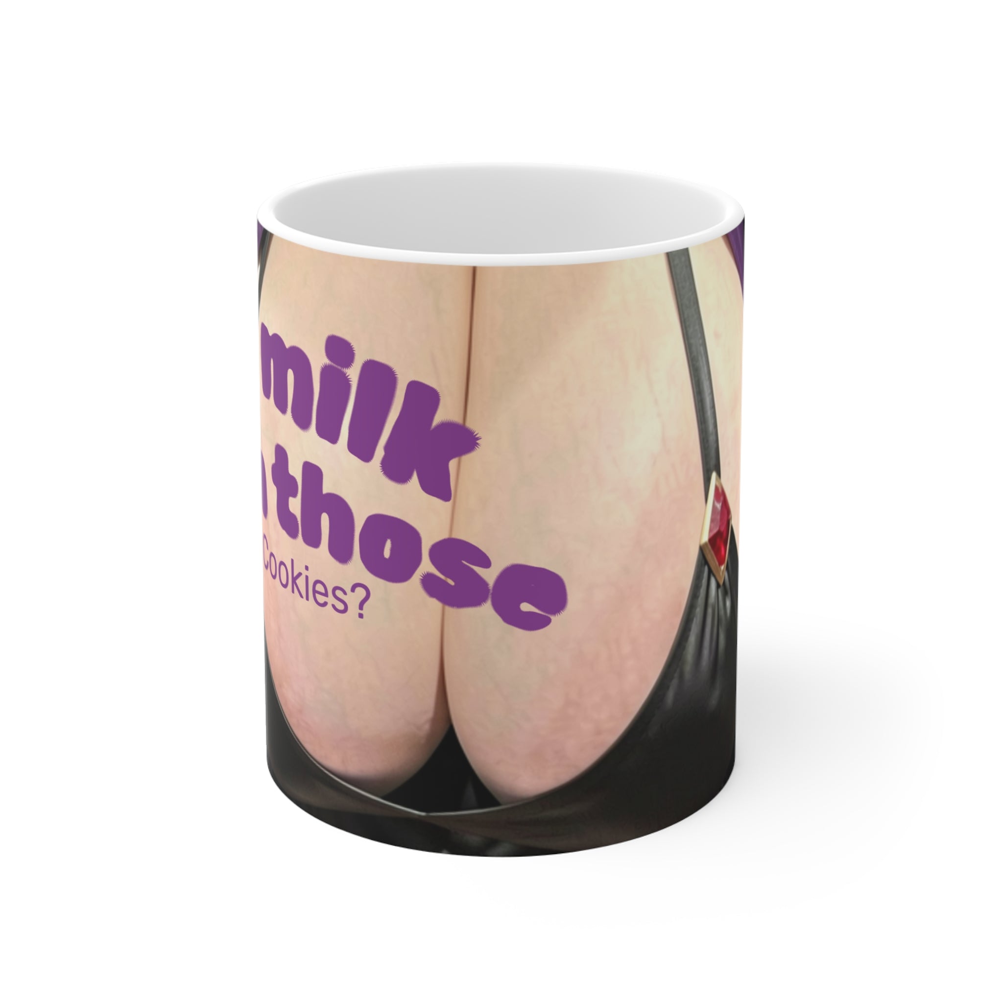 11oz Mug — "Any milk with those cookies?" Koriyamichan Raven cosplay coffee mug