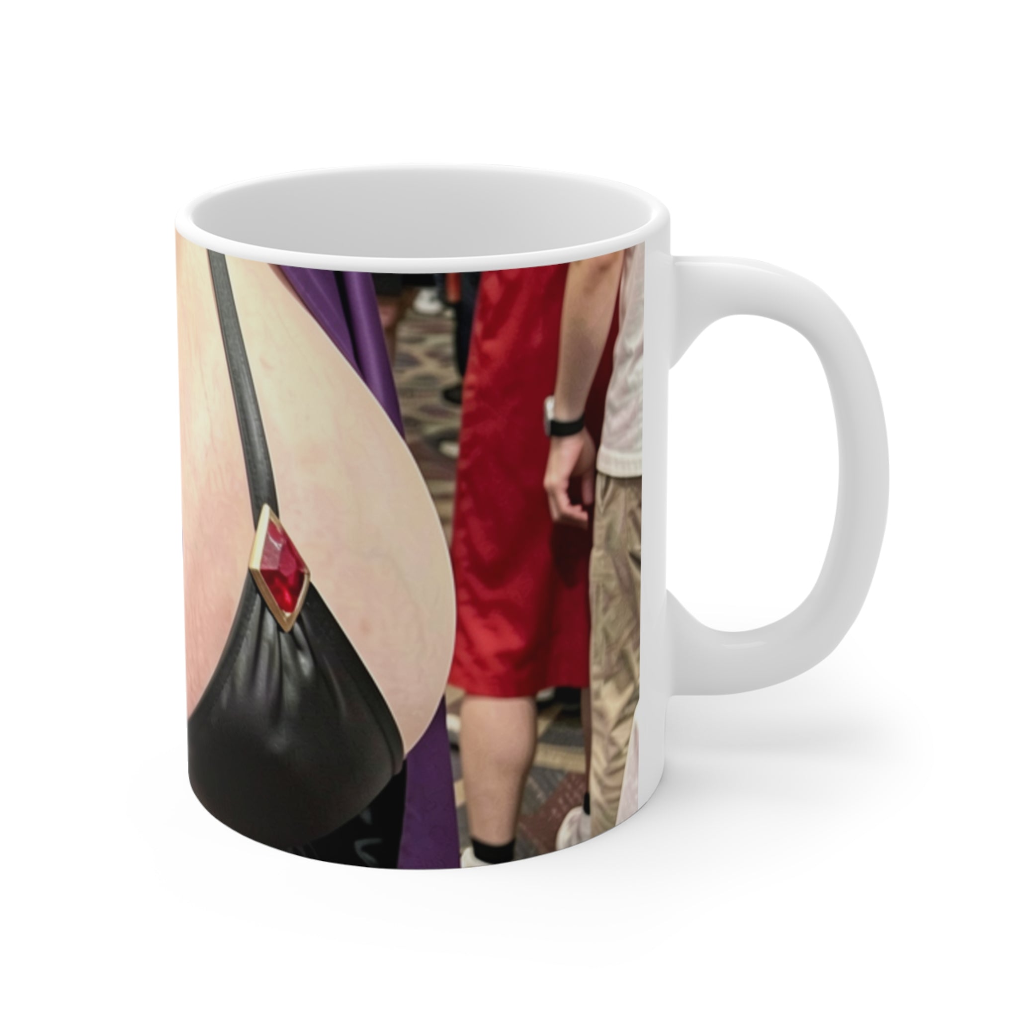 11oz Mug — "Any milk with those cookies?" Koriyamichan Raven cosplay coffee mug