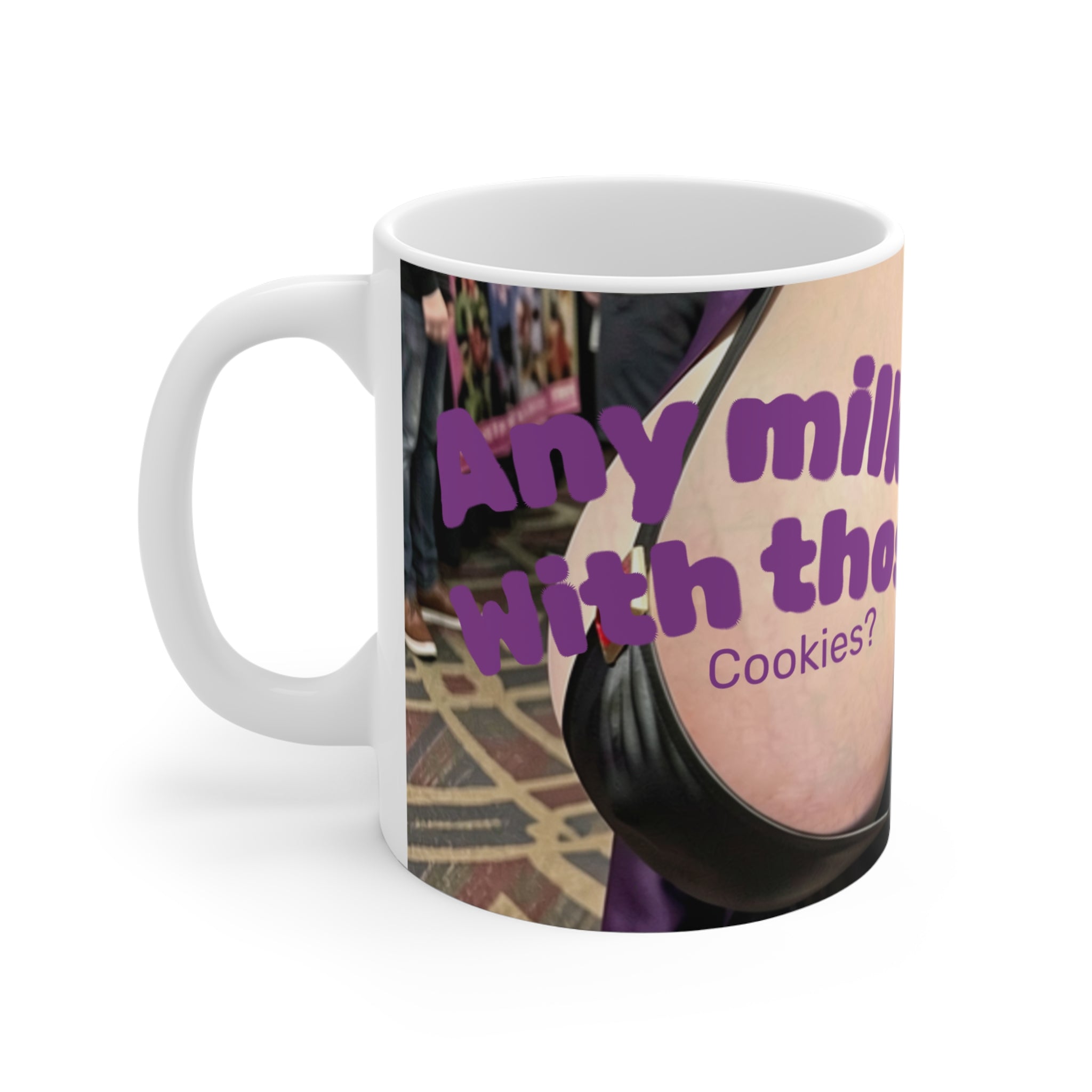 11oz Mug — "Any milk with those cookies?" Koriyamichan Raven cosplay coffee mug